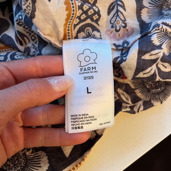 Farm Rio Romantic Garden Summer Set - M skirt L top - Picture 8 of 11